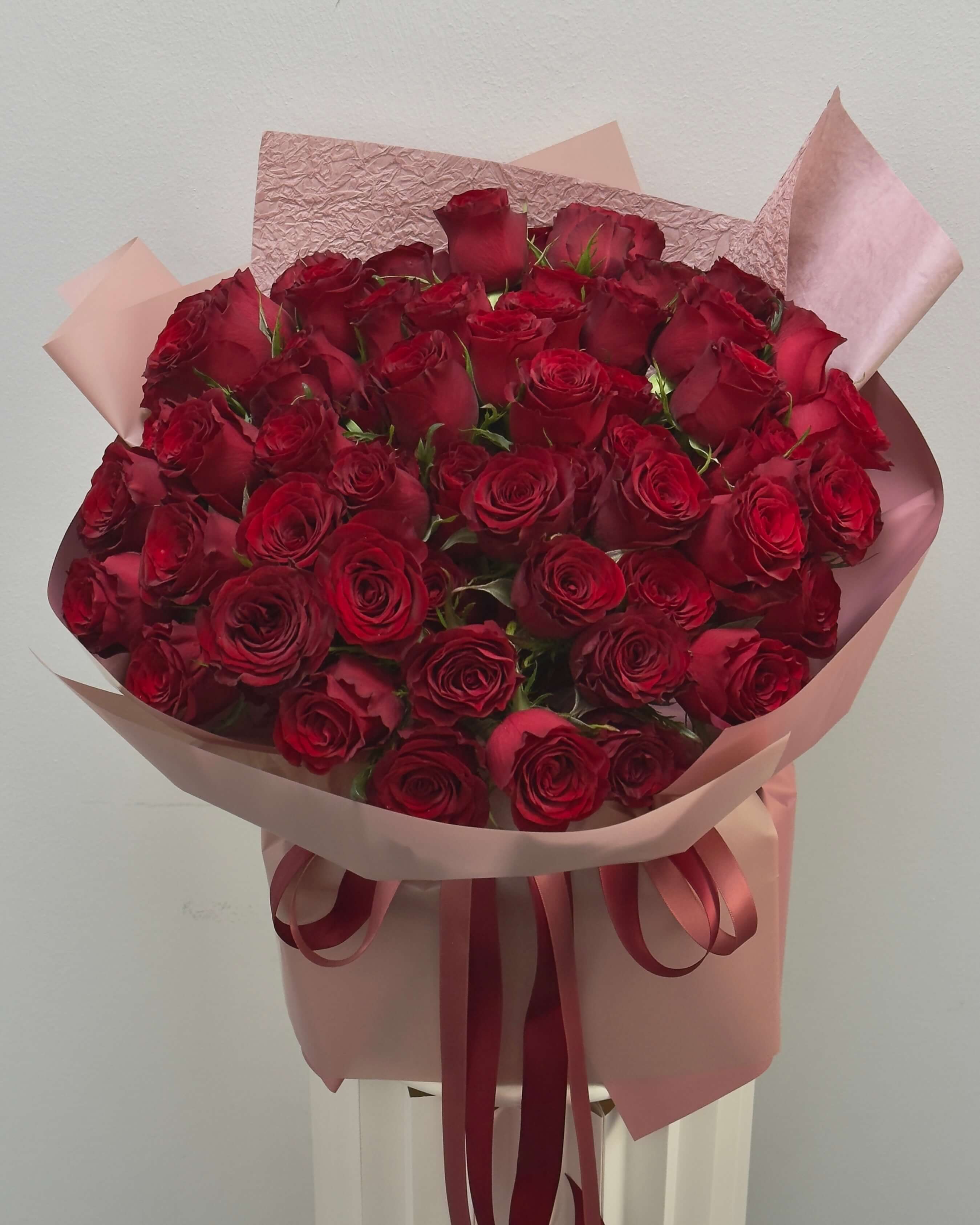 50 Stalks Rose Bouquet – Petals Avenue