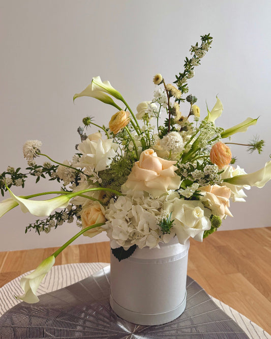 vibrant and bright oversized Omakase bloom box