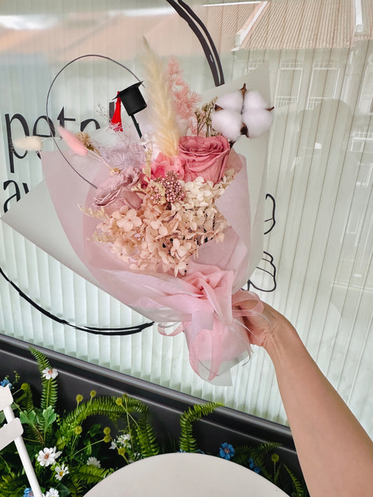 Champagne Pink Graduation Bouquet