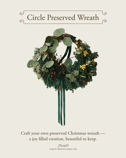 Circle Preserved Wreath Workshop