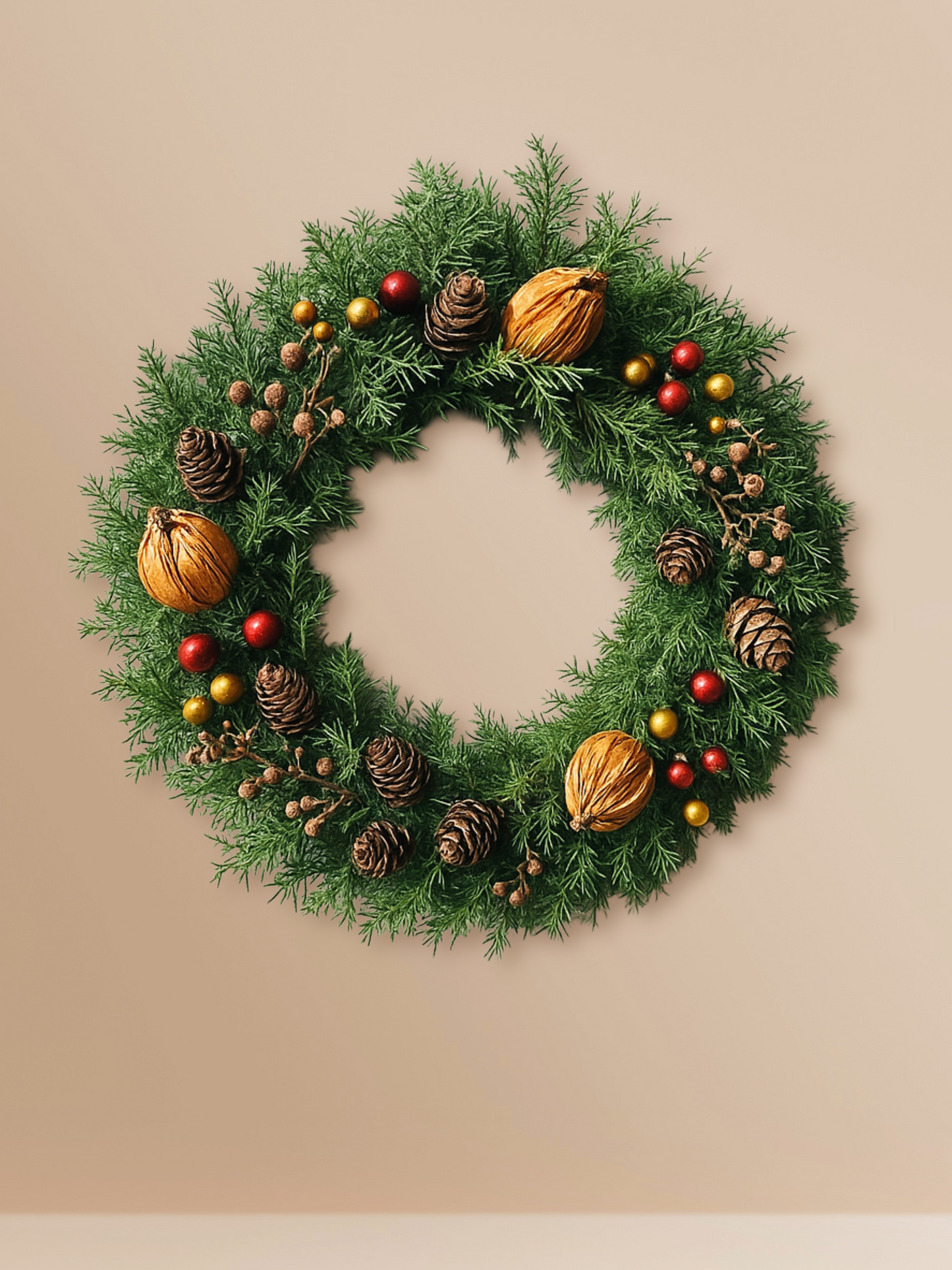 Everlasting Preserved Christmas Wreath